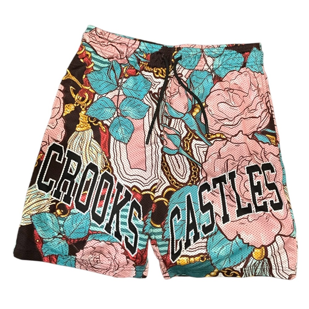 Crooks & Castles Multicolor Graphic Shorts